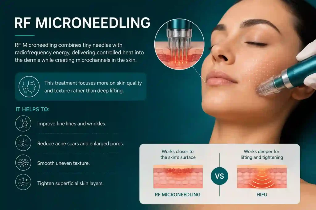 What Does RF Microneedling Do That HIFU Alone Cannot Huntingdon